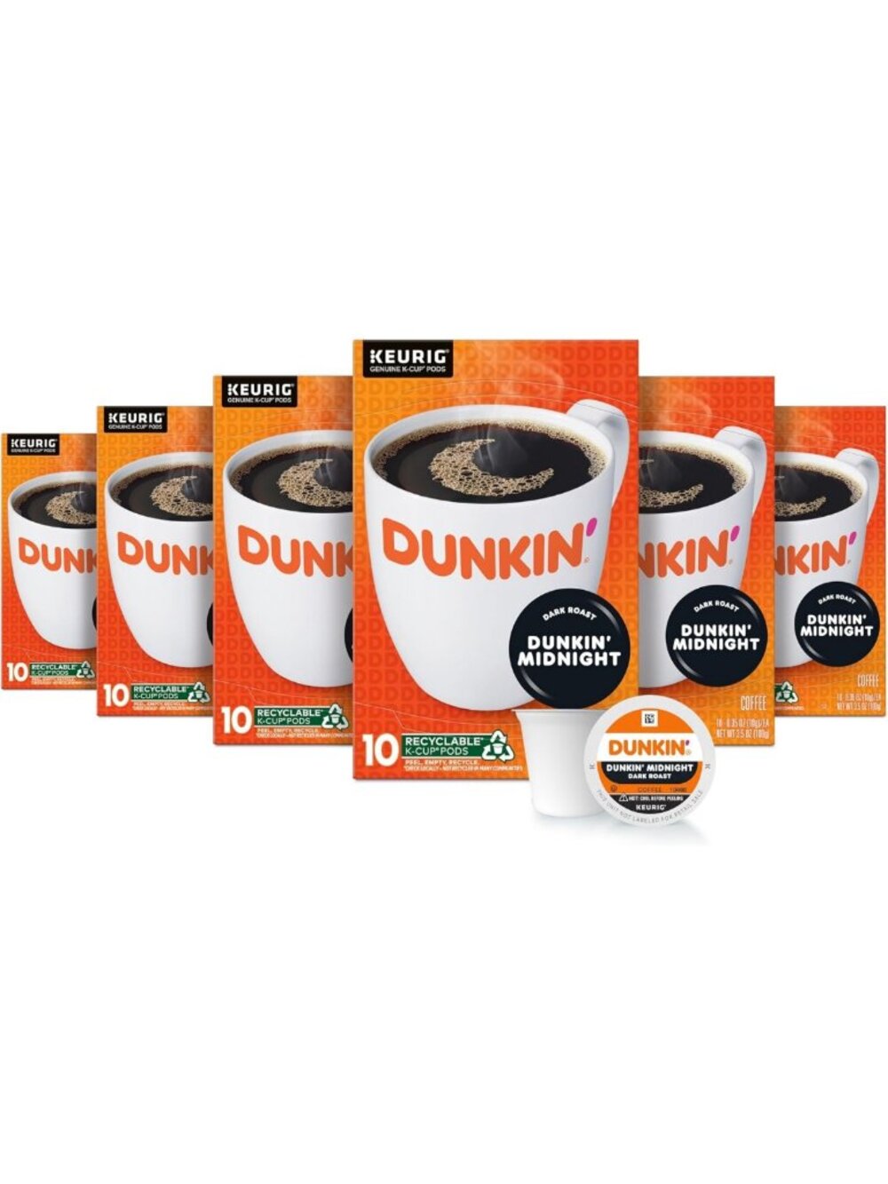 Dark Roast Coffee K-Cup Pods, 60 Count - Rich Flavor, Perfect for Keurig